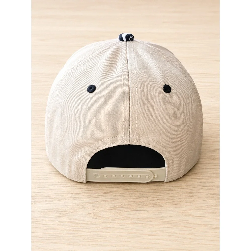 Zenana Cool Mom's Club Hat Beige Paisley Brim Embroidered Snapback Cap New